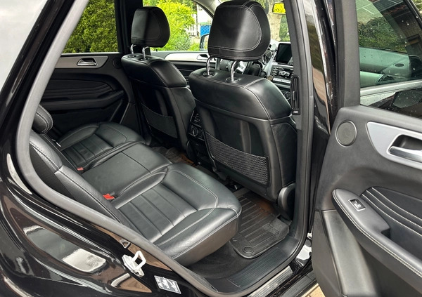 Mercedes-Benz ML cena 95777 przebieg: 202837, rok produkcji 2012 z Osiek małe 497